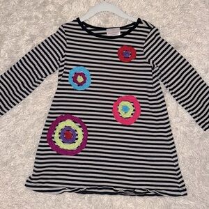 Hanna Andersson Striped Dress (Vintage) 4T